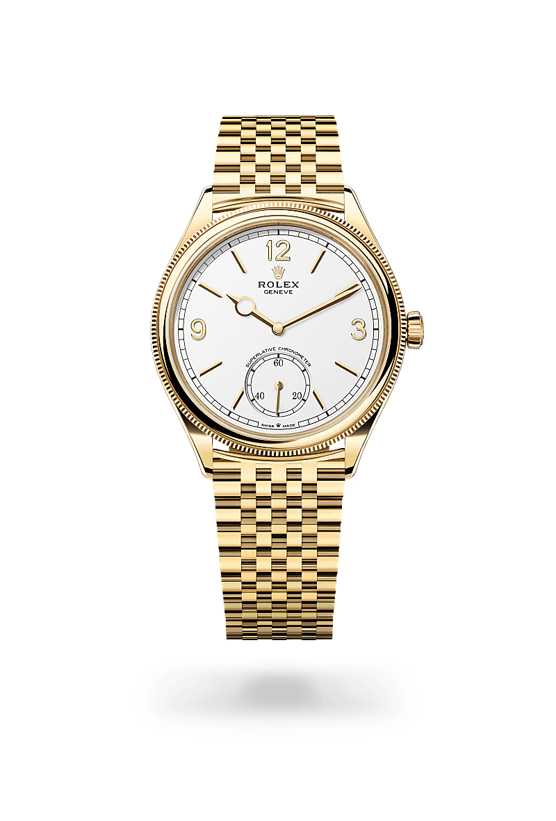 ROLEX Ladys 純正品 コマ SS 3個 Rolex 1908 18 kt yellow gold, M52508-0008